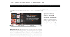 Desktop Screenshot of freeurgentcare.com